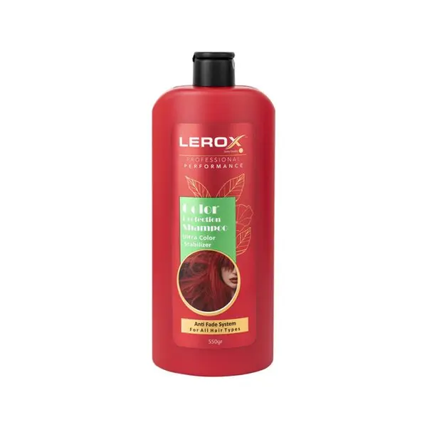 شامپو تثبیت کننده رنگ مو لروکس مدل Color Protection حجم 550 میلی لیتر - 4