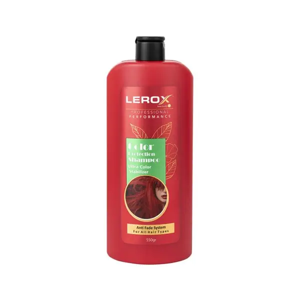 شامپو تثبیت کننده رنگ مو لروکس مدل Color Protection حجم 550 میلی لیتر - 3