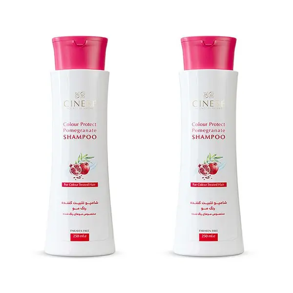 شامپو تثبیت کننده رنگ موی سینره انار مدل Colour Protect Pomegranatte حجم 250 میلی لیتر - 2