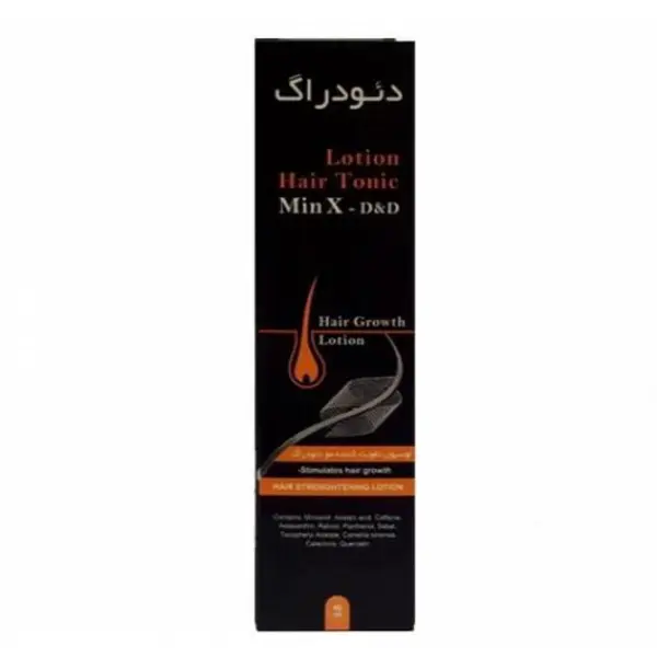 لوسیون تقویت کننده مو دئودراگ سری D And D مدل MinX حجم 60 میلی لیتر