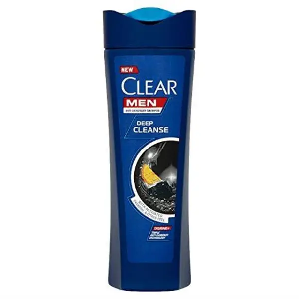 شامپو ضد شوره مردانه کلیر مدل DEEP CLEANSE زغال فعال و نعناع عربی اماراتی - 4