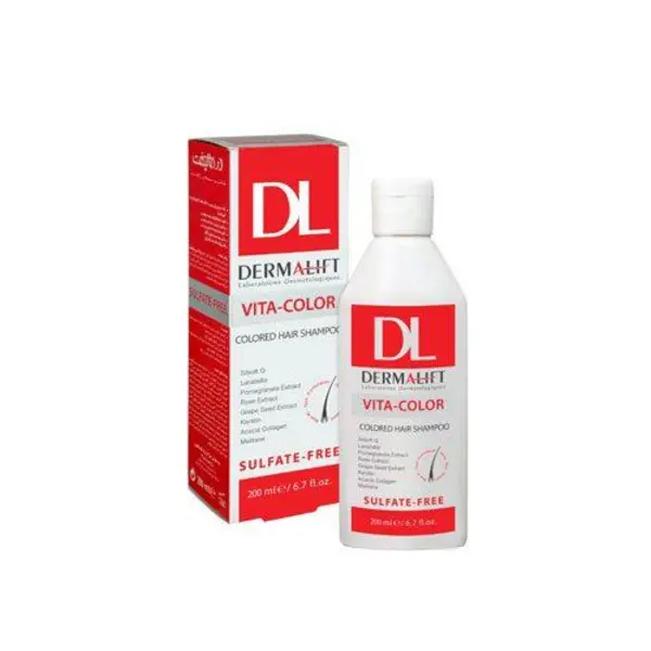 شامپو موهای رنگ شده ویتا کالر درمالیفت | Dermalift Vita Color Colored Hair Shampoo - 2