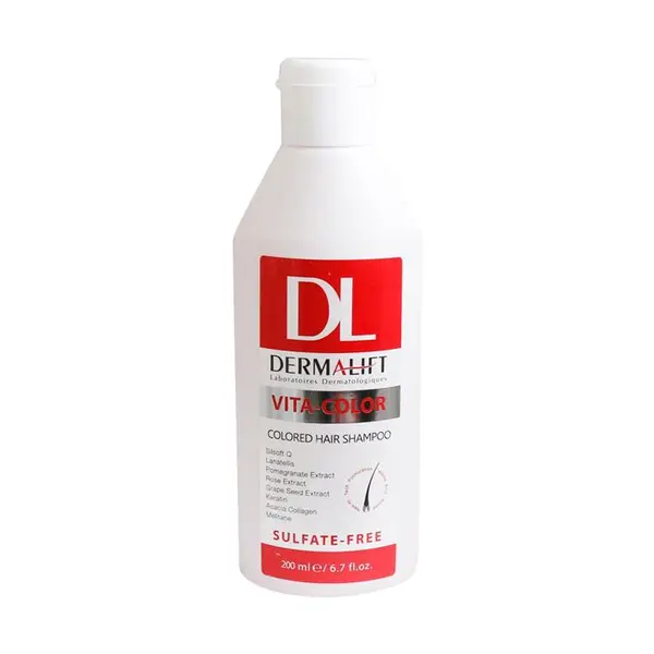 شامپو موهای رنگ شده ویتا کالر درمالیفت | Dermalift Vita Color Colored Hair Shampoo - 4