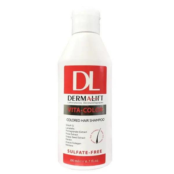 شامپو موهای رنگ شده ویتا کالر درمالیفت | Dermalift Vita Color Colored Hair Shampoo - 3