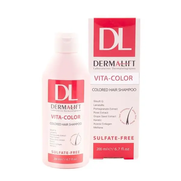شامپو موهای رنگ شده ویتا کالر درمالیفت | Dermalift Vita Color Colored Hair Shampoo - 5