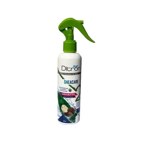 دیترون سرم دو فاز حاوی شی باتر و روغن جوانه گندم _ DITRON  SHEA BUTTER HAIR SPRAY SHEAGARE - 5