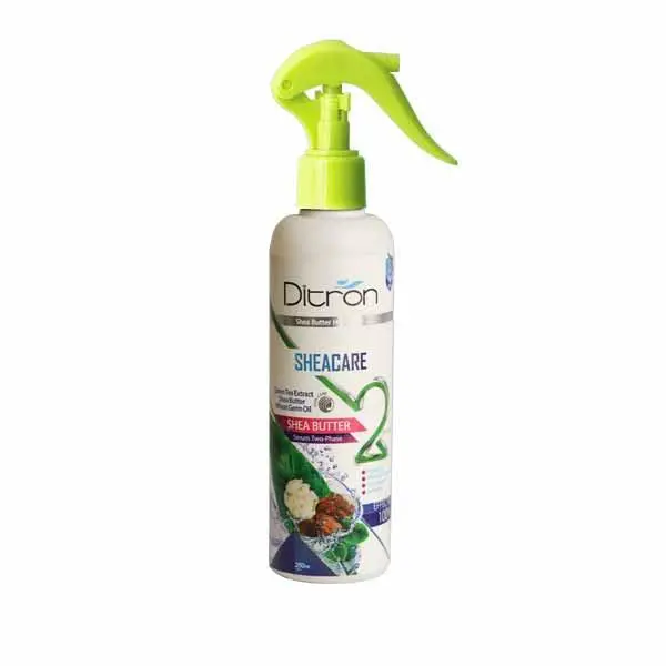 دیترون سرم دو فاز حاوی شی باتر و روغن جوانه گندم _ DITRON  SHEA BUTTER HAIR SPRAY SHEAGARE - 2