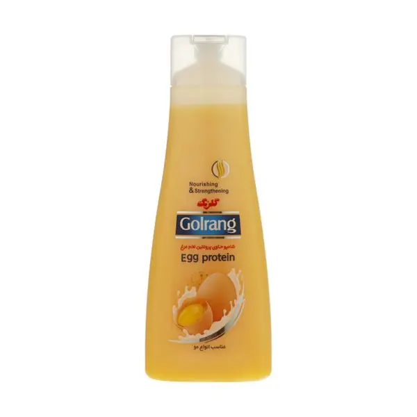 شامپو مو گلرنگ مدل Egg protein وزن 400 گرم - 4
