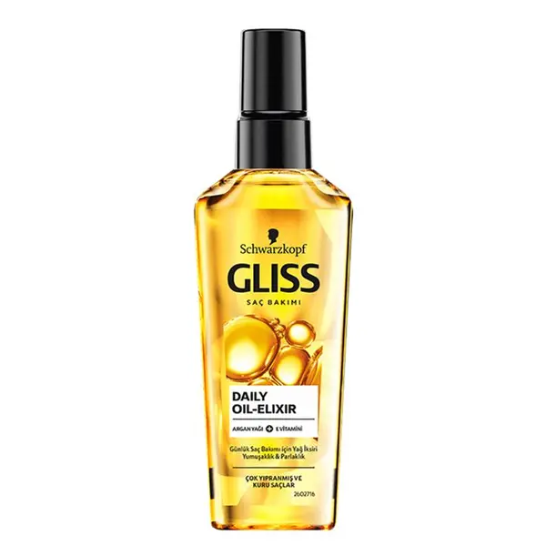 سرم ترمیم کننده مو خشک و آسیب دیده Gliss مدل Daily Oil Elixir حجم 75 میلی لیتر - 3