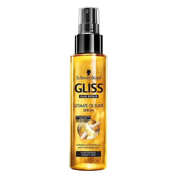 سرم موی ترمیم کننده گلیس Gliss Ultimate Oil Elixir حجم 100 میل - 2