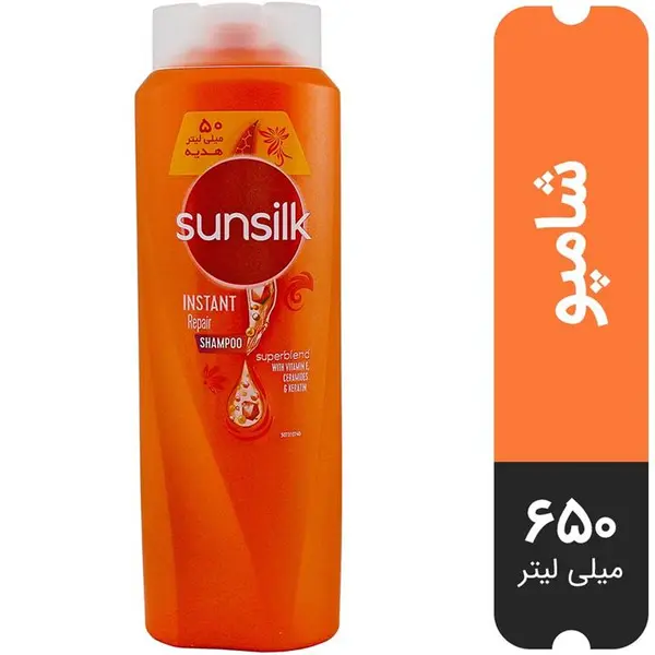 شامپو مو سان سیلک مدل Instant Repair حجم 650 میلی لیتر - 4