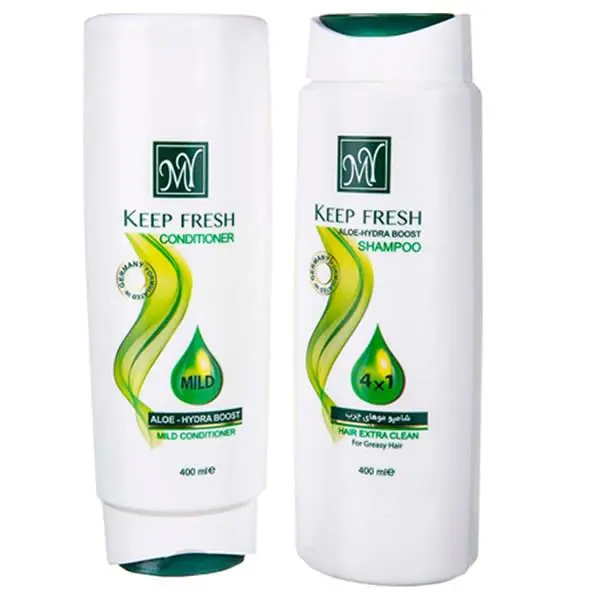 شامپو مای مدل Keep Fresh حاوی عصاره آلوئه ورا مناسب موهای چرب 400 میل - 6