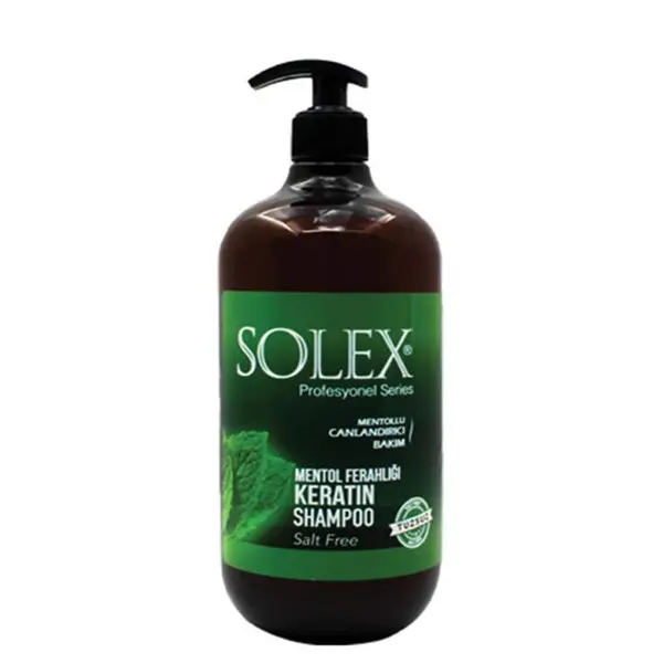 شامپو کراتین سولکس حاوی عصاره نعناع Mentol حجم 1000ml - 3