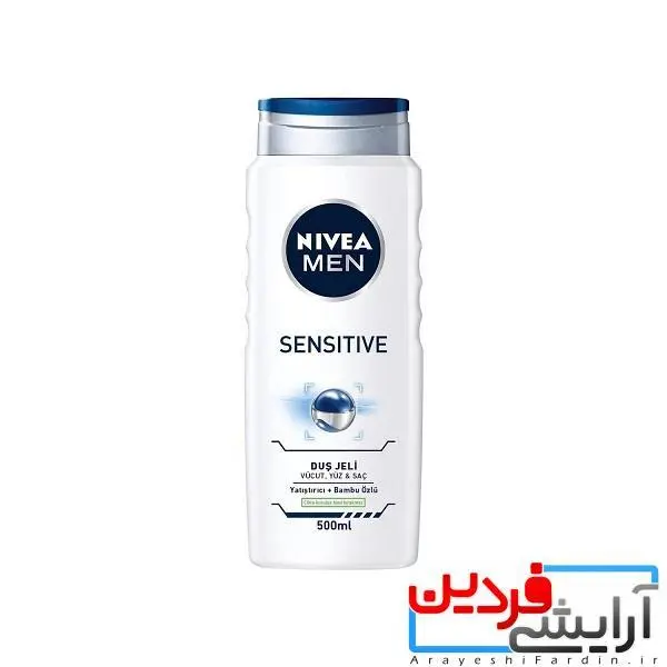 شامپو سر و بدن مردانه پوست حساس بامبو نیوا Nivea حجم 500 میلی لیتر - 4