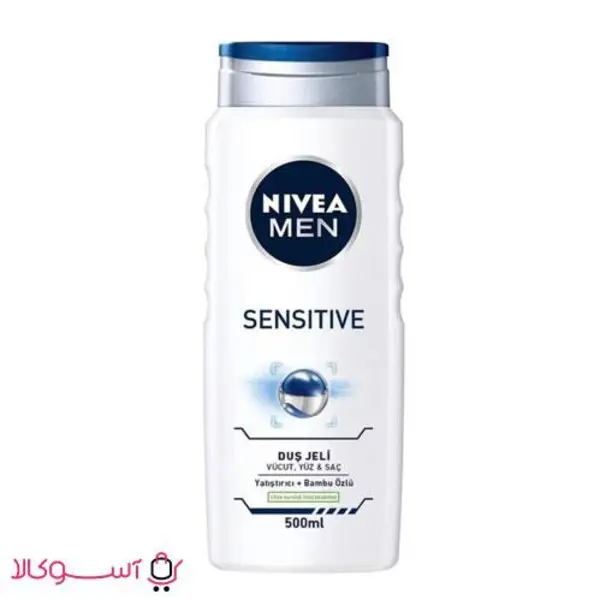 شامپو سر و بدن مردانه پوست حساس بامبو نیوا Nivea حجم 500 میلی لیتر - 6