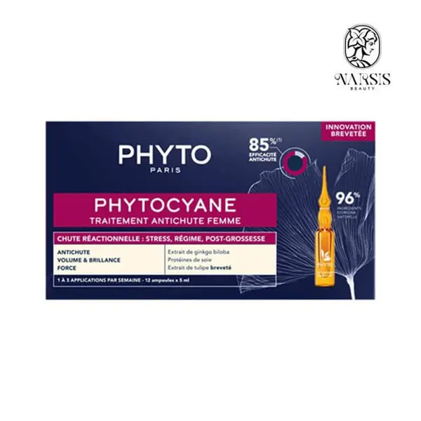 سرم مو PHYTO مدل PHYTOCYANE-WOMEN بسته 12ویال 3.5 میل - 3