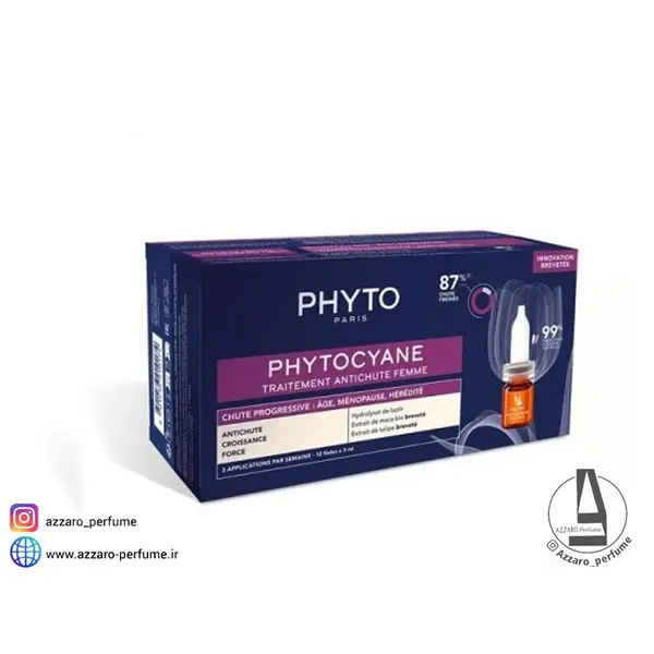 سرم مو PHYTO مدل PHYTOCYANE-WOMEN بسته 12ویال 3.5 میل - 2