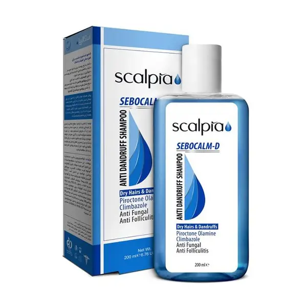شامپو ضد شوره موهای خشک اسکالپیا scalpia 200 میل - 6