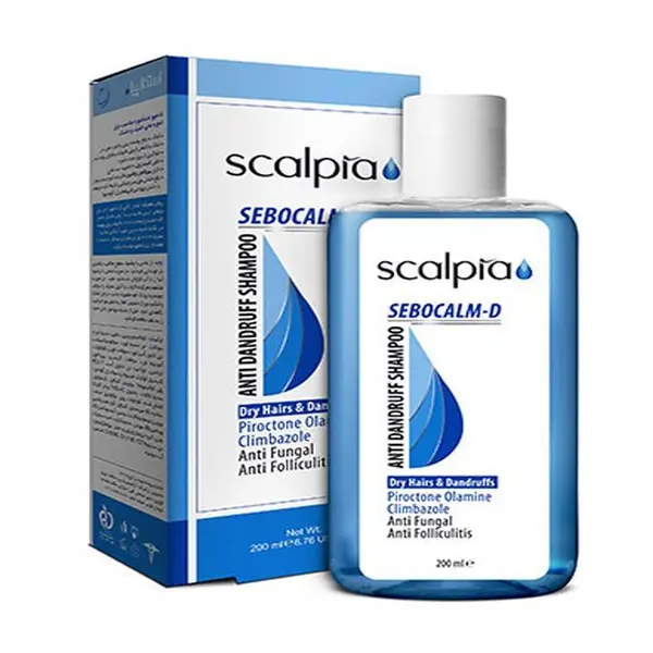 شامپو ضد شوره موهای خشک اسکالپیا scalpia 200 میل - 2