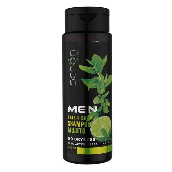 شامپو سر و بدن مردانه شون Schon مدل Mojito حجم 400 میلی لیتر - 6