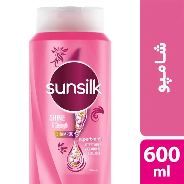 شامپو سان سیلک Shine AND Strength مناسب موهای معمولی حجم ۶۰۰ میل - 2