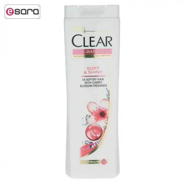 شامپو مو ضد شوره کلیر مدل Soft And Shiny حجم 400 میلی لیتری - 4