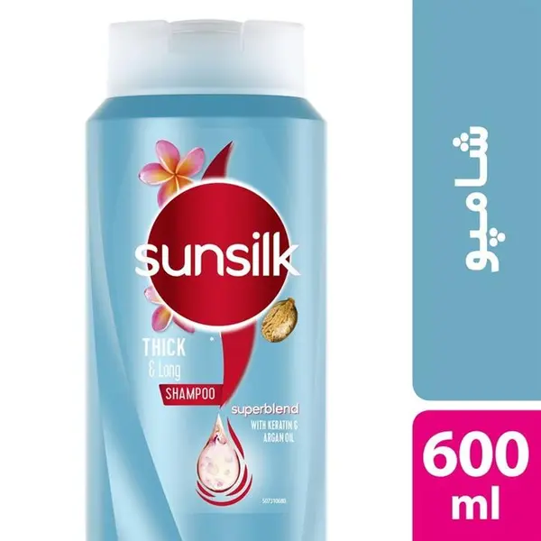 شامپو مو سانسیلک مدل Thick and Long حجم 600 میلی لیتر - 4