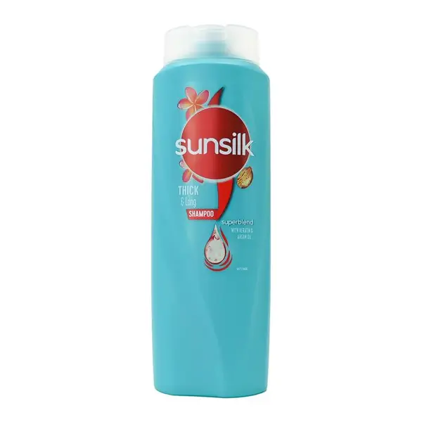 شامپو مو سانسیلک مدل Thick and Long حجم 600 میلی لیتر - 6