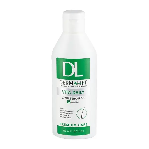 شامپو روزانه مدل Vita Daily مناسب مو چرب حجم 200 میلی لیتر درمالیفت - 3