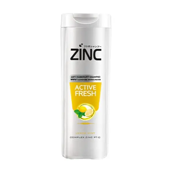 شامپو ضد شوره مو زینک ZINC  مدل ACTIVE FRESH حجم 340 میلی لیتر - 2