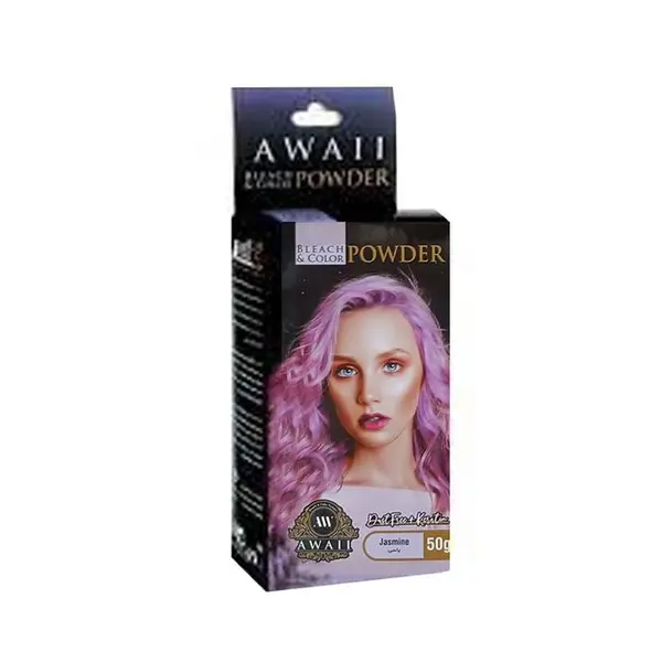 پودر دکلره رنگی یاسی آوایی وزن 50 گرم - 5