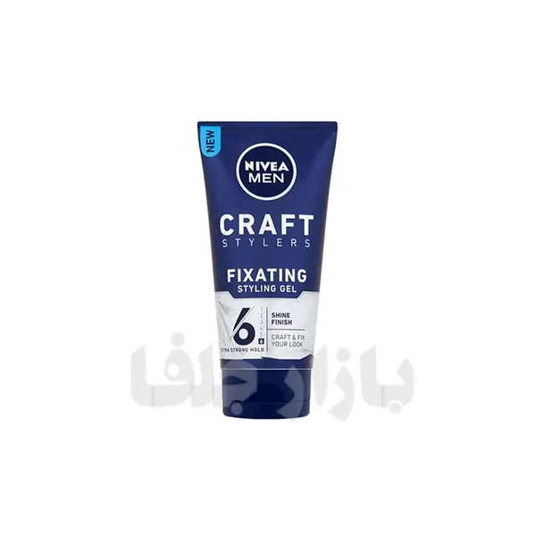 ژل مو مردانه نیوا مدل اکوا (آبی) تیوبی شماره 6- 150 میل Nivea Craft Stylers Aqua Gel - 4