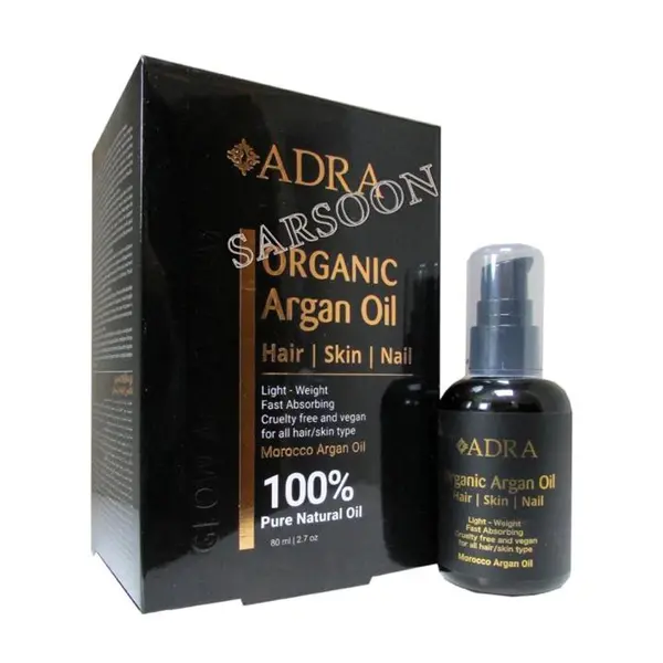 روغن آرگان ارگانیک آدرا پوست، مو ،ناخن Adra organic argan oil for skin, hair, nails - 3