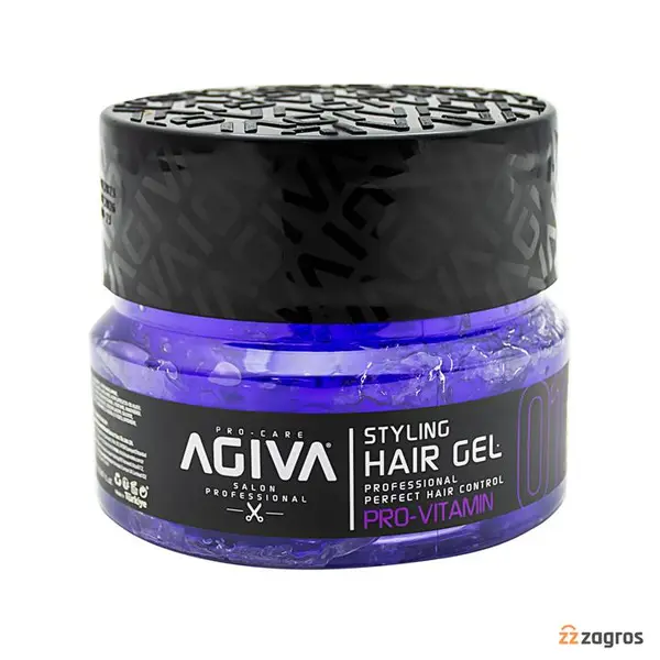 ژل مو حالت دهنده Agiva  آگیوا شماره 1 رنگ آبی Pro Vitamin حجم 700 میل - 5