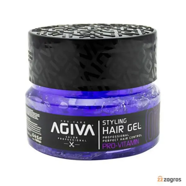 ژل مو حالت دهنده Agiva  آگیوا شماره 1 رنگ آبی Pro Vitamin حجم 700 میل - 3