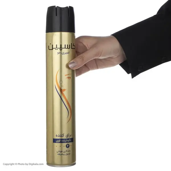 اسپری مو کاسپین مدل Hair Spray Gloss 02 حجم 500 میلی لیتر - 2