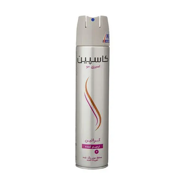 اسپری کراتین و ترمیم کننده و محافظ موی رنگ شده و تقویت کننده کاسپین مدل keratin