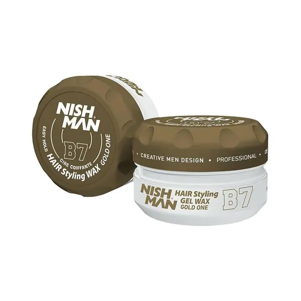 ژل واکس حالت دهنده مو نیشمن (Nishman) مدل Gold One شماره B7 حجم 150 میلی لیتر - 2