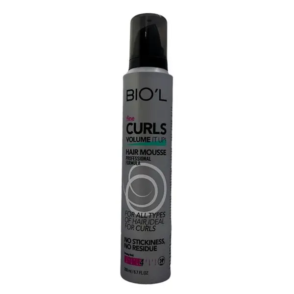 موس مو بیول مدل 4 FINE CURLS مناسب موهای فر حجم 200 میلی لیتر - 2