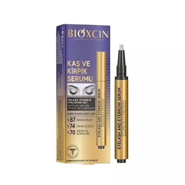 سرم تقویت کننده ابرو و مژه بیوکسین مدل هیالورونیک اسید حجم 3 میلی لیتر - 4