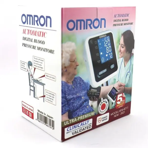 فشارسنج دیجیتالی بازویی امرن سخنگوی فارسی مدل HEM8711 NEW2021 Omron - 2