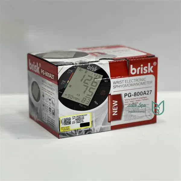 فشارسنج دیجیتالی مچی بریسک مدل PG-800 A27 - 4
