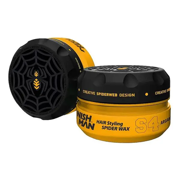 واکس مو عنکبوتی نیشمن مدل S4 زرد حجم 150 میل NISH MAN - 3