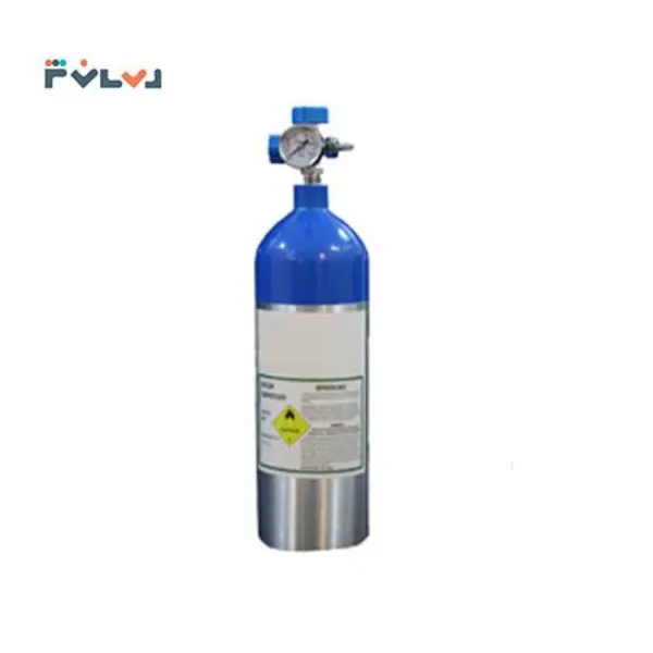 کپسول اکسیژن 2.5 لیتری آلومینیومی پرشده با ملحقات - 5