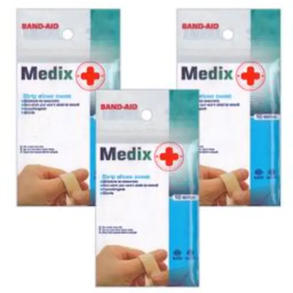 چسب زخم مدیکس مدل Hypoallergic مجموعه 3 عددی - 4