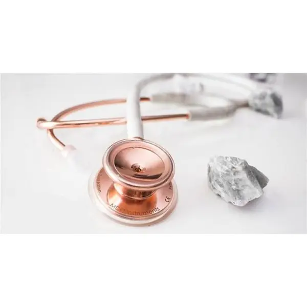 گوشی پزشکی دو طرفه دولوکس Rose Gold مدل MDF 777 RG - 3