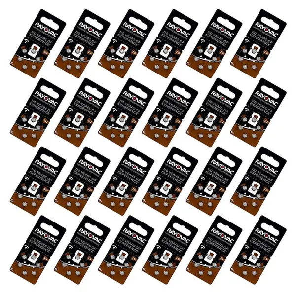 باتری سمعک ریوواک شماره 312 RAYOVAC بسته 6 عددی - 4