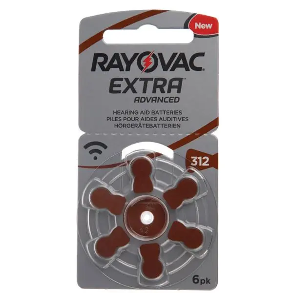 باتری سمعک ریوواک شماره 312 RAYOVAC بسته 6 عددی - 2