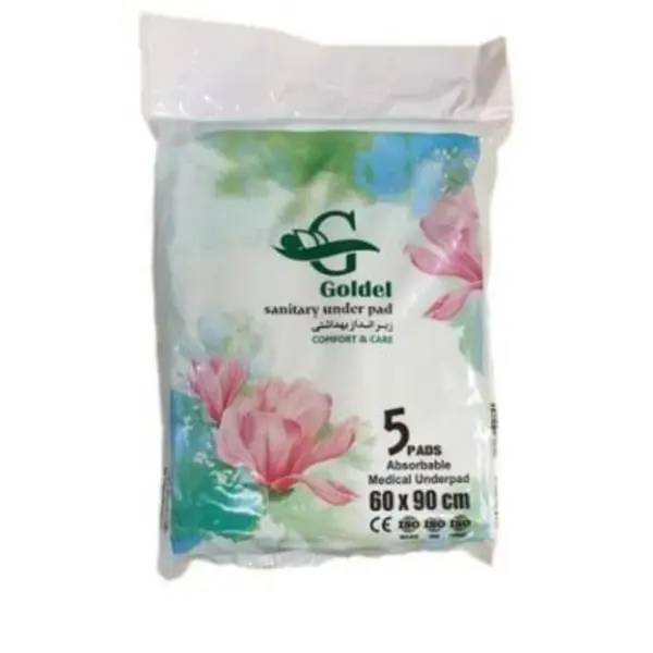 زیرانداز بهداشتی (دروشیت) بیمار و قابل استفاده برای پد حیوانات 90 در 60 سانتی گلدل Goldel - 2