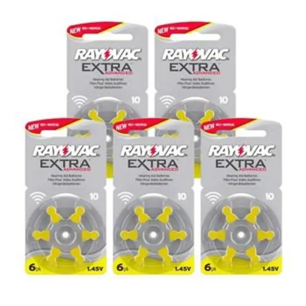 باتری سمعک ریوواک Rayovac  شماره 10 بسته 6 عددی - 2
